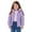 Light Violet, variant on LNMQLPDBS Girls Lightweight Packable Puffer Jacket Hooded Windproof Warm Winter Quilted Down Alternative Outerwear Coat for Casual Daily Outdoor Wear