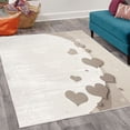 thumbnail image 2 of Love Decorative Rug, Valentines Day Romance Art with Hearts Stars Wedding Happiness Theme, Quality Carpet for Bedroom Dorm and Living Room, 6 Sizes, Warm Taupe, by Ambesonne, 2 of 4