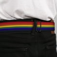 thumbnail image 4 of Buckle-Down Belt, Seatbelt Buckle Belt, Rainbow, Youth 22 to 32 Inches, 4 of 9