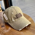 thumbnail image 2 of Gsakboxl Baseball Cap Women American Camouflage Baseball Cap, Big Head Circumference Retro Cowboy Style Sun Hat for Ladies, 2 of 3