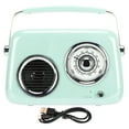 thumbnail image 2 of Altavoz Bluetooth con radio retro, altavoz Bluetooth con radio retro, altavoz de radio retro portátil, altavoz de radio vintage, elegante y moderno, 2 of 12
