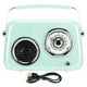 thumbnail image 1 of Altavoz Bluetooth con radio retro, portátil, estéreo de alta fidelidad, estilo antiguo, para fiestas al aire libre, color verde menta, 1 of 14