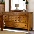 thumbnail image 2 of Grandpas Cabin Medium Brown 7 Drawer Dresser, 2 of 7