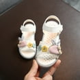 thumbnail image 1 of DPTALR Toddler Infant Kids Baby Girls Cute Rabbit Soft Princess Shoes Beach Sandals, 1 of 7