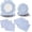 Blue, variant on 60Pcs Blue Gingham Party Supplies, Scalloped Checkered Dessert Paper Plates and Napkins Disposable Plaid Tableware Set for Birthday Wedding Baby Shower Graduation Party Supplies Serves 20