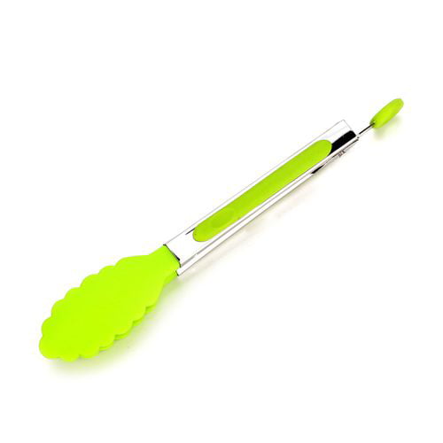 Plastic Cooking Food Barbecue Serving Tong Handle Clip Easy Use Tool AL 