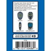 Equate Blood Glucose Test Strips, 50 Count