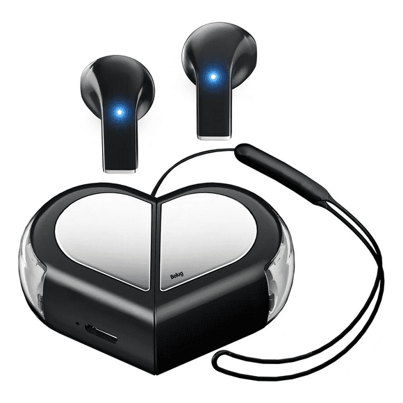 Audífonos Gamer Inalámbricos corazon Belug Negro
