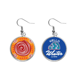 thumbnail image 1 of Rojo tornillo Mexico totems antigua civilización dibujo Cuelgue la joyería del pendiente del hielo del invierno de la gota Unbranded M, 1 of 3