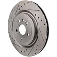 thumbnail image 2 of New Cross-drilled Brake Disc Compatible With Cadillac Chevrolet Camaro ZL1 8 Cyl 6.2L CTS V 8 Cyl 6.2L Camaro SS 8 Cyl 6.2L 2009-2024 By 55163 900746 41251 850153 493117 60047039, 2 of 4