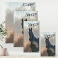 thumbnail image 4 of Designart ' Close Up Portrait Of A Horse On An Autumn Morning ' Farmhouse Canvas Wall Art Print, 4 of 4