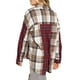 thumbnail image 4 of Txlixc Blusa de mujer con estampado a cuadros Txlixc  moda, 4 of 7