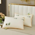 thumbnail image 4 of Hmsavn Hotel Collection Bed Pillows Standard Down Bedding Gel Cool Pillow for Back Stomach Or Side Sleepers White, 4 of 8