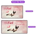 thumbnail image 5 of Every Fart is Love Note Siamese Guilty Face Happy Valentine's Desk Mat Full Keyboard Mouse Pad Cat Lover Kitten Owner Gifts Large Mousepad - 01016, 5 of 5