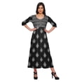 thumbnail image 1 of Moomaya Kurti Ligne A pour Femmes Kurti Longue Imprimée Robe Haut Indien pour Femmes, 1 of 5
