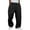 Black, variant on Men's Baggy Sweatpants Fleece Casual Pants Elastic Waist Athletic Workout Jogger Sweat Fall Winter