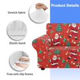 thumbnail image 6 of XYZCANDO Santa Claus Tree Sofa Slipcover Cartoon 1-Piece Couch Cover High Stretch Furniture Protection for Loveseat in Living Room for Kids, Pets, 6 of 6