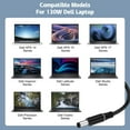 thumbnail image 4 of 19.5V 6.7A 130W 7.4mm*5.0mm Laptop AC Adapter Charger for Dell TB16 WD19 CM161 PA4E LA130PM121 WD15 K17A HA130PM160 N3834 M4600 DX1T K13A K16A K17A P72F PA13 F159G E6520 E6530 E6540 E7240 E7440, 4 of 6