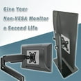 thumbnail image 2 of Universal Monitor VESA Mount Adapter for Non-VESA 13-27 inch Computer Monitors Tablets iPad VESA Mounting Arm Stand Bracket Kit 75X75mm…, 2 of 6