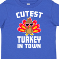 thumbnail image 4 of Inktastic Thanksgiving Cutest Turkey in Town Boys or Girls Toddler T-Shirt, 4 of 5