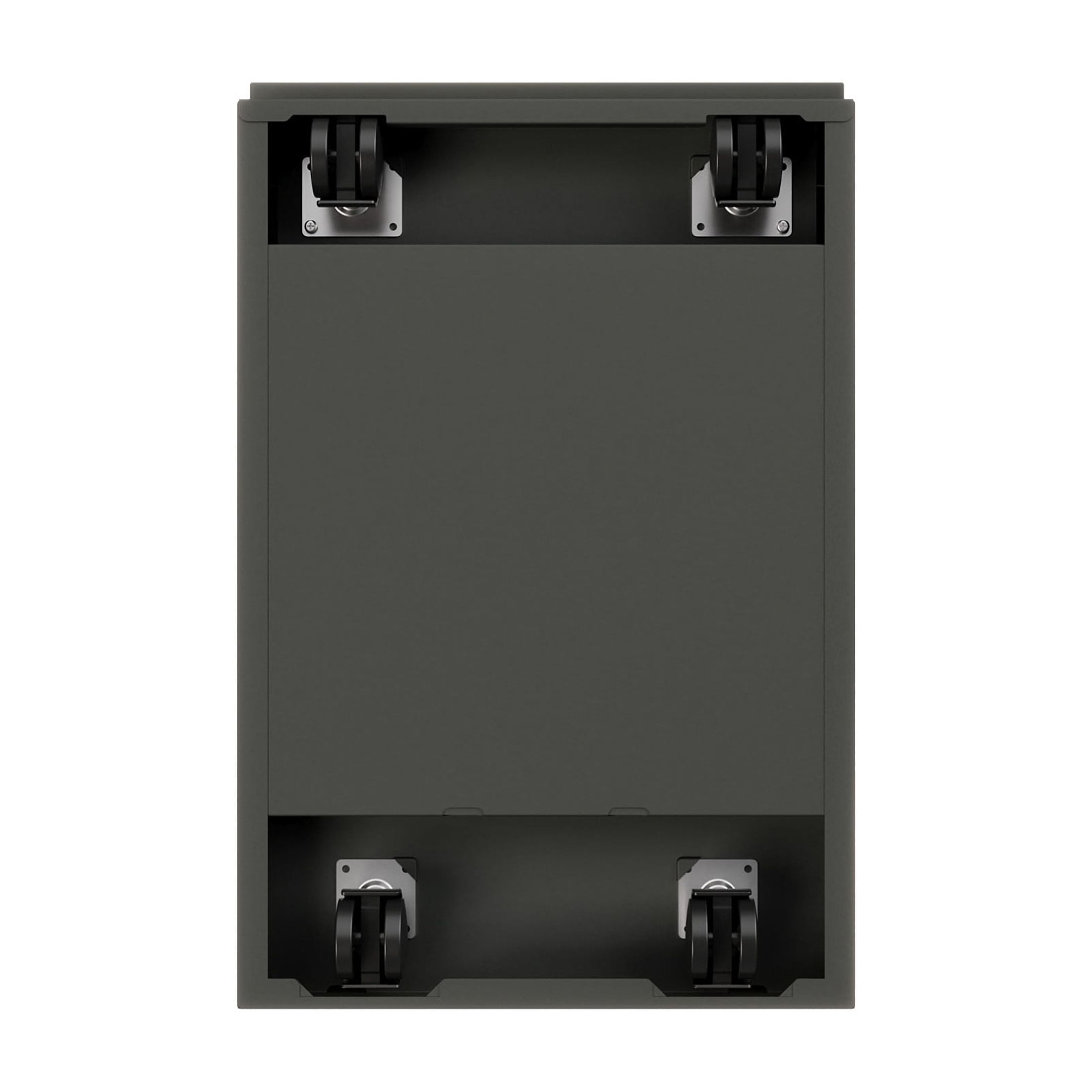 Hirsh Pro 20" Deep Mobile Pedestal File Cabinet 2 Drawer Box-File, Letter Width, Charcoal