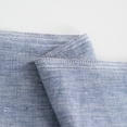thumbnail image 3 of Flxxie King Natural Linen Yarn Dyed Pillowcase Set of 2, Breathable and Lightweight Washed Pillow Cases, 20" x 36", Denim Blue, 3 of 5