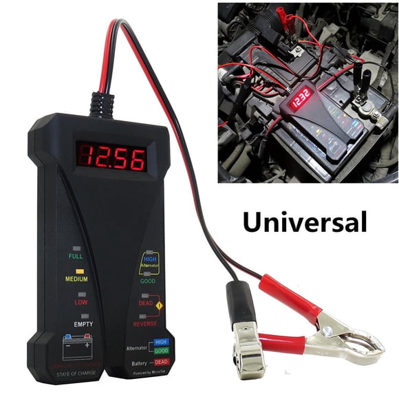 Volkmi Digital display battery tester hot selling battery tester battery tester digital display battery tester 12VLED color