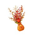 thumbnail image 1 of Artificial Potted Flower Ornament Decor Flower Basket for Office Holiday Style A 16cmx32cm, 1 of 9
