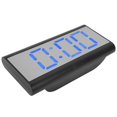 thumbnail image 2 of Alarm Clock LED Digital Display Mirror USB Charging Desktop Clock for Bedroom Home Office SchoolBlue, 2 of 5