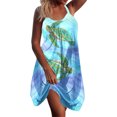 thumbnail image 1 of Qiylii Women's Summer Dress 2022 Womens Tops Casual Loose Bohemian Floral Dress Party Club Tank Dress, 1 of 5