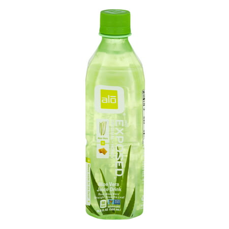 Alo Exposed Aloe Vera Juice Drink Original + Honey, 16.9 FL OZ