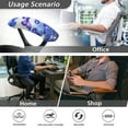 thumbnail image 6 of HELLHERO Butterfly Print Office Chair Armrest Covers Stretchable, Removable Armrest Protectors for Desk Chairs Computer Chairs Gaming Chair 2 Pcs, 6 of 7