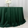 thumbnail image 2 of Efavormart 132" Hunter Emerald Green Premium Scuba Round Tablecloth, Wrinkle Free Polyester Seamless Tablecloth, 2 of 10