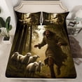 thumbnail image 2 of Homewish Animal Sheep 4-Piece Full Size Sheets For Teens Boys Girls,Farmhouse Animal Bed Sheets,Jungle Woodland Lightweight Sheet Sets,Lightweight Room Decor, 2 of 7