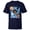 Navy, variant on Marvel Studios The Marvels Super Heroes and Flerkittens Cute - Short Sleeve T-Shirt for Kids - Customized-Athletic Heather