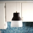 thumbnail image 3 of It's Exciting Lighting IEL-5891 Wireless LED Glass Hanging Pendant Light, Bronze, 3 of 8