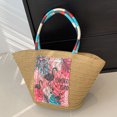 thumbnail image 1 of Bolsos de playa de verano, bolso de hombro informal para mujer, portátil Simple para viajes (estilo 2) Sywqhk Para Estrenar, 1 of 8