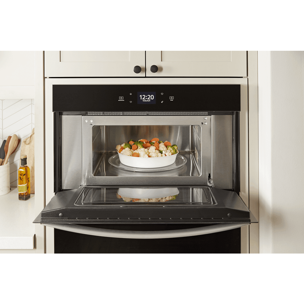 Whirlpool 27 Inch Combo Thermal Self Clean Oven WOEC5027LB