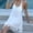 White, variant on Yuhangmm Coverups for Bathing Suits, Swimwear Cover Up - Women's Backless Fringe Kaftan for Beachwear and Swimsuit Ensemble Black M