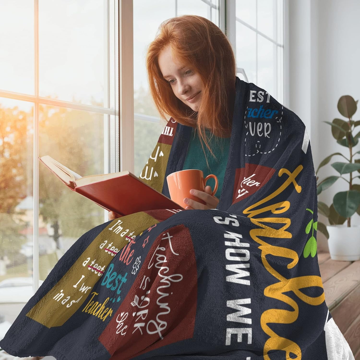 Christmas Teacher Gifts for Women, Xmas Gifts for Teachers Women, Teacher Appreciation Gifts, Best Teachers Birthday Retirement Gifts, Gifts for Teacher from Student Blanket 50X60 Inch