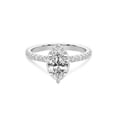 thumbnail image 4 of IGI Certified 4 Carat Marquise Shape Lab Grown Diamond Engagement Ring | 14K White Gold | Cleopatra Halo Diamond Ring | FG-VS1-VS2 Quality Friendly Diamonds, 4 of 6
