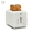 Pure Glacier, variant on Willow Kitchen 2 Slice Toaster with Wide Slots for Bread, Bagels & English Muffins, White – 6 Toast Shade Settings, Toast Boost, Defrost Function, Small Kitchen Appliance, 99% Recycled Plastic