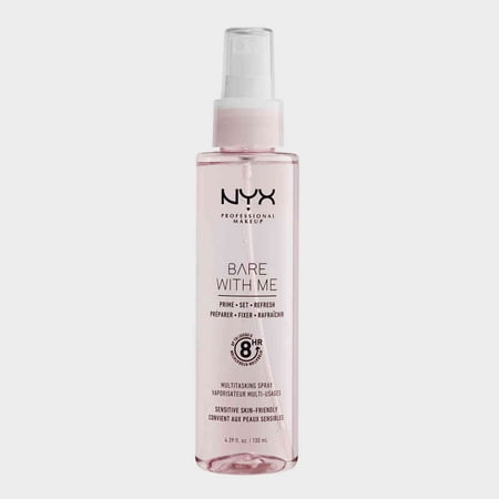 NYX Professional Makeup Bare With Me Multitasking Setting Spray and Face Makeup Primer, infused with Aloe and Cucumber Extracts