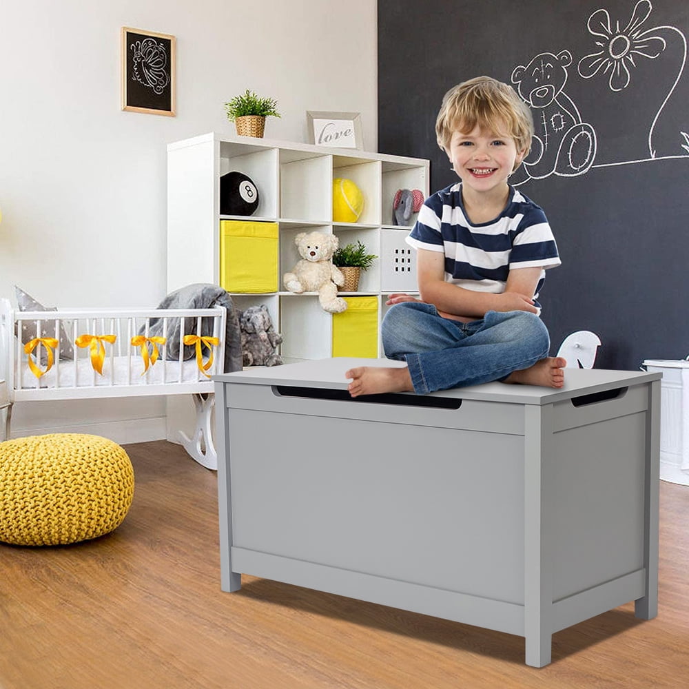 Details about   Boy/Girl Large White Toy Chest Storage Organizer Kids Toddler Bedroom Furniture 