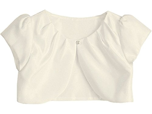 ivory bolero flower girl