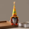 thumbnail image 4 of AUNVITO Maple Leaf Faceless Gnome Resin Statue Thanksgiving Fall Desktop Figurine Home Harvest Party Table Decor 2 Styles, 4 of 5