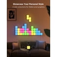 thumbnail image 4 of Paneles de pared LED Govee Minipanel de luces RGBIC, 20 unidades, 4 of 9