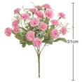 thumbnail image 2 of Mother\'s Day Carnation Artificial Fake Flowers 5 forks and 20 heads Party, 2 of 10