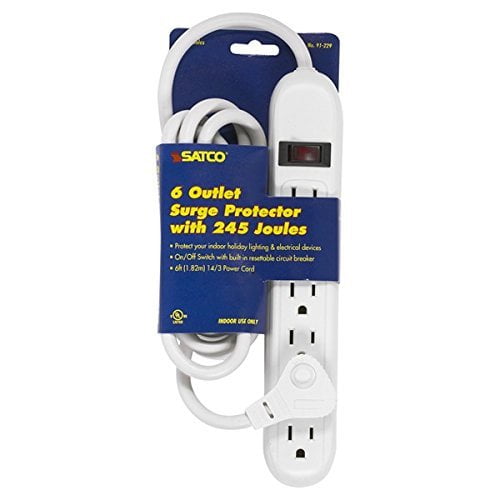 Satco 91/229 6-Outlet Surge Protector