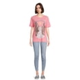 thumbnail image 2 of Time and Tru Women's Short Sleeve Destination Graphic Tee, 2 of 5